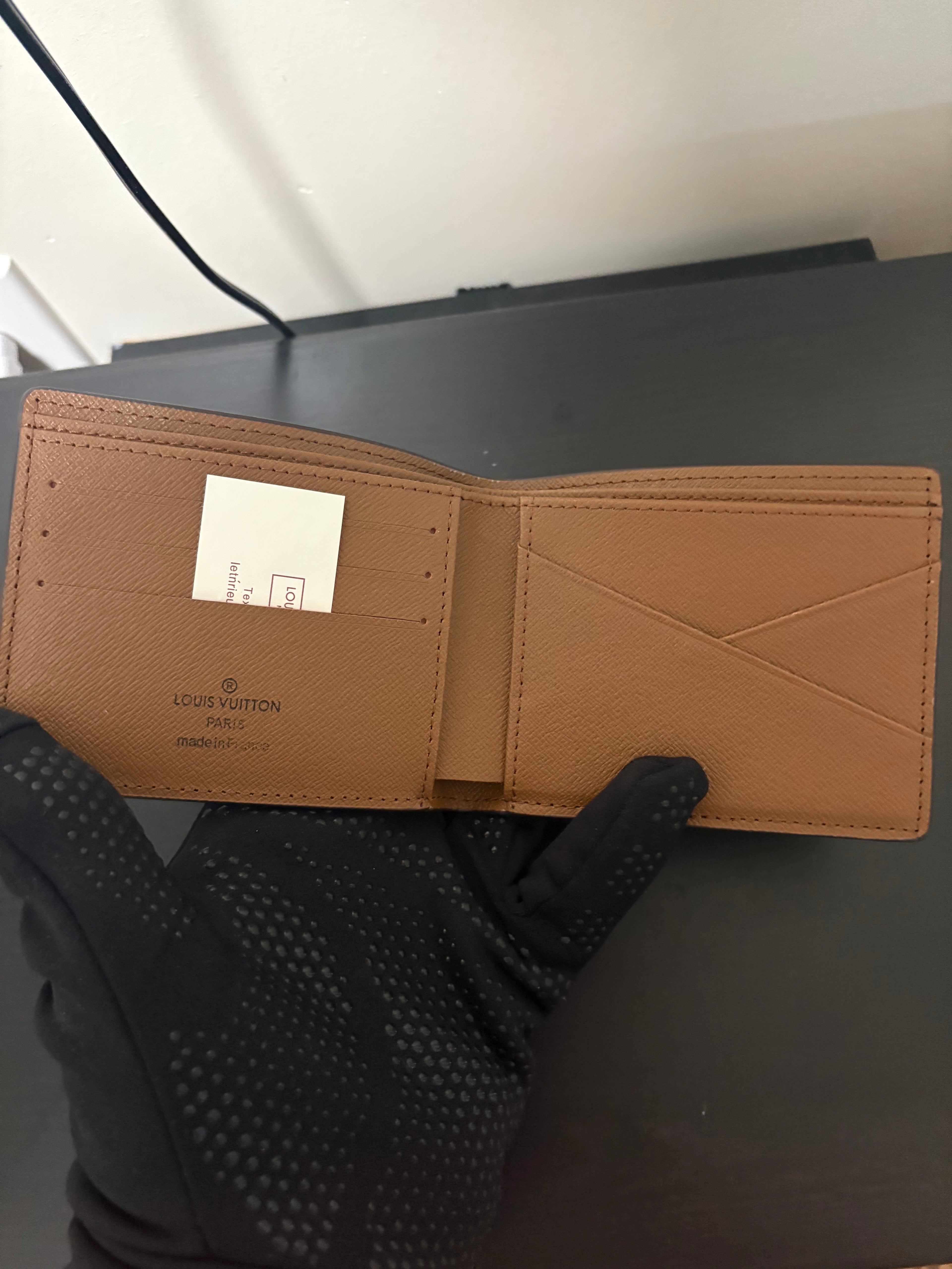 LV monogram wallet in brown
